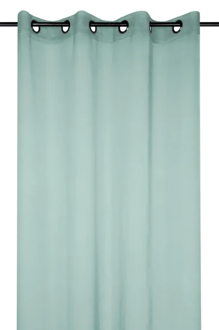 Perdea Monna 135X260 cm, culoare bleu verde, 100% poliester - imagine 4