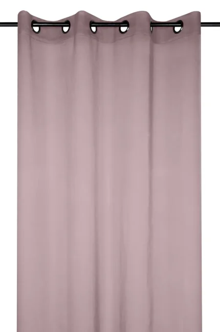Perdea Monna 135X260 cm, culoare roz închis, 100% poliester - imagine 2