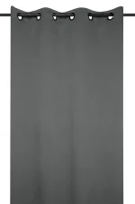 Draperie Notte 135X250 cm, culoare antracit, 100% poliester - imagine 2