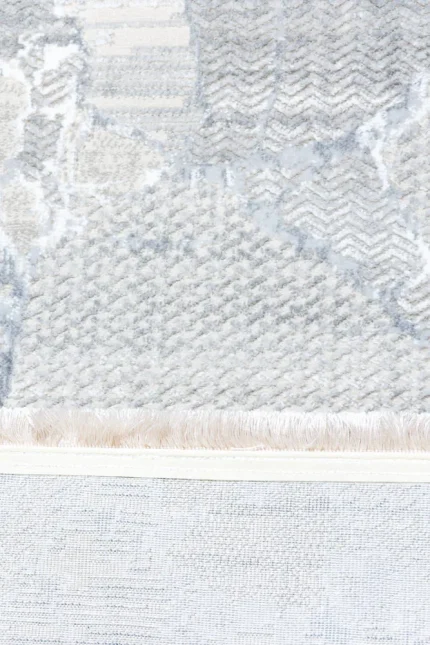 Covor living NOVA LUX 53388B Gri / Alb - imagine 5