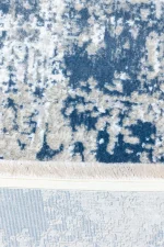 Covor living NOVA LUX 53187B Albastru / Alb - imagine 6