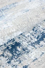 Covor living NOVA LUX 53187B Albastru / Alb - imagine 7