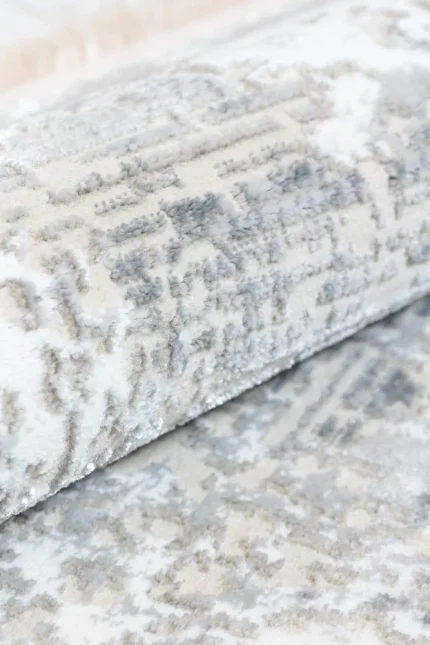 Covor living NOVA LUX 53189B Gri / Alb - imagine 5