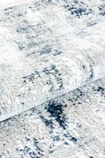 Covor living NOVA LUX 53189B Albastru / Alb - imagine 7