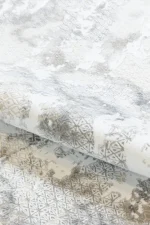 Covor living NOVA LUX 53140B Gri / Alb - imagine 8