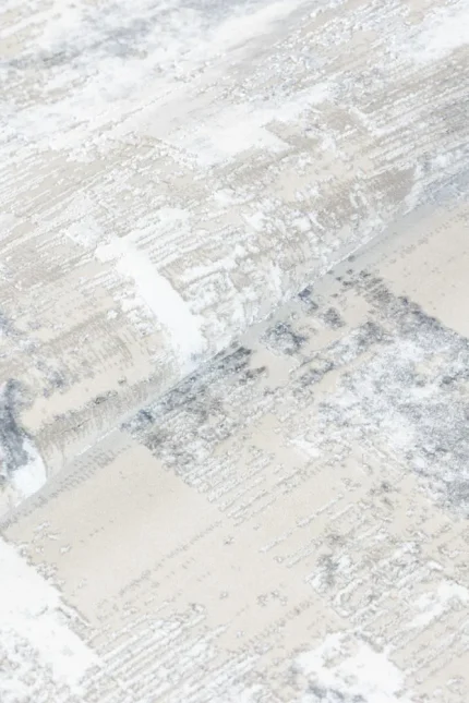 Covor living NOVA LUX 53292B Gri / Alb - imagine 7