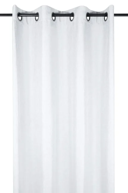 Draperie Bea 140X260 cm, culoare alb, 100% poliester - imagine 2