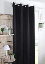 Draperie Copenhague 140X260 cm, culoare negru, 100% poliester - imagine 3
