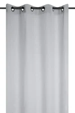 Perdea Paloma 140X260 cm, culoare gri, 100% poliester - imagine 2