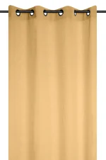 Perdea Paloma 140X260 cm, culoare muștar, 100% poliester - imagine 2