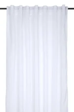 Perdea Madrid 140X260 cm, culoare alb, 100% poliester
