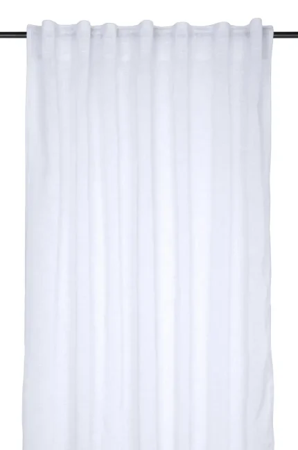 Perdea Madrid 140X260 cm, culoare alb, 100% poliester - imagine 3