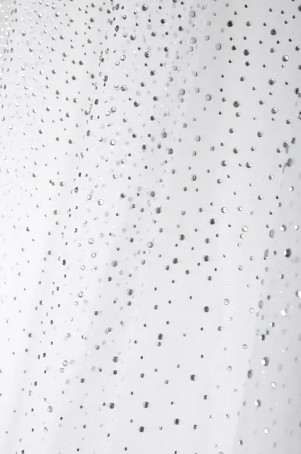 Perdea Whitty 140X260 cm, culoare alb, 100% poliester - imagine 2