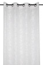 Perdea Ontario 135X260 cm, culoare alb, 100% poliester - imagine 2