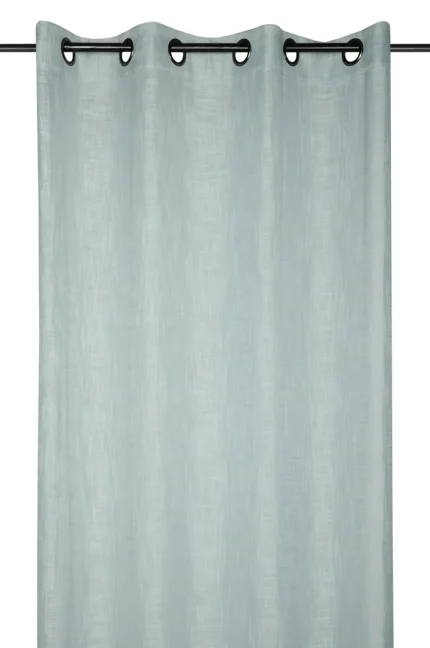 Perdea Ontario 135X260 cm, culoare bleu, 100% poliester - imagine 2