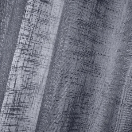 Perdea Ontario 135X260 cm, culoare gri închis, 100% poliester