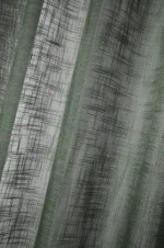 Perdea Ontario 135X260 cm, culoare gri verde, 100% poliester - imagine 3