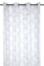 Perdea Maldives 140X260 cm, culoare argintiu, 100% poliester - imagine 2