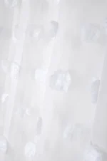 Perdea Pompinou 135X260 cm, culoare alb, 100% poliester