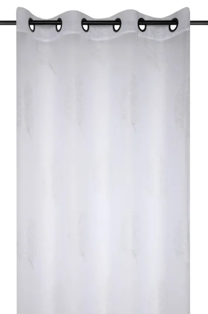 Perdea Vibes 140X260 cm, culoare argintiu, 100% poliester - imagine 3