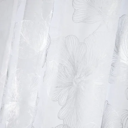 Perdea Leonce 140X260 cm, culoare argintiu, 100% poliester