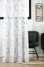 Perdea Liverpool 140X260 cm, culoare natural, 100% poliester - imagine 3