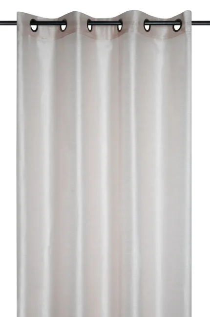 Perdea Linwood 140X260 cm, culoare crem, 100% poliester - imagine 2