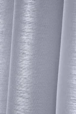 Perdea Linwood 140X260 cm, culoare gri perlă, 100% poliester - imagine 3