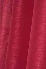 Perdea Linwood 140X260 cm, culoare roșu, 100% poliester - imagine 3