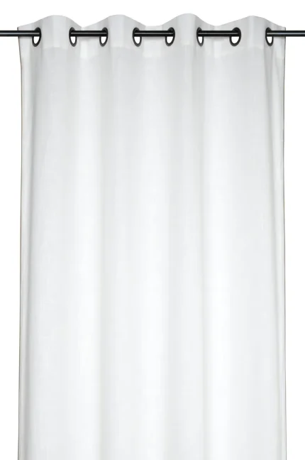 Draperie Helios 140X260 cm, culoare alb, 100% bumbac - imagine 4