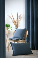 Draperie Helios 140X260 cm, culoare albastru, 100% bumbac - imagine 6