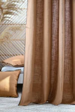 Draperie Helios 140X260 cm, culoare cappuccino, 100% bumbac - imagine 7