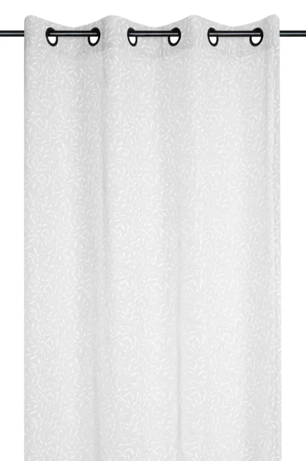 Perdea Heidi 140X260 cm, culoare alb, 100% poliester - imagine 2