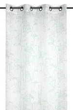Perdea Myrna 140X260 cm, culoare gri verde, 100% poliester