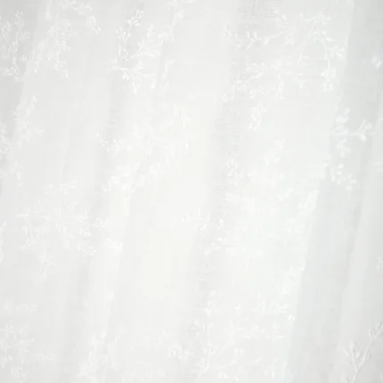 Perdea Samantha 140X260 cm, culoare alb, 100% poliester