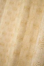 Draperie Pa×ton 140X260 cm, culoare muștar, 30% poliester 70% bumbac - imagine 3