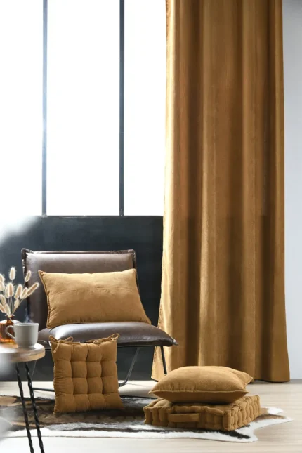 Draperie Dandy 140X260 cm, culoare cappuccino, 100% poliester - imagine 2