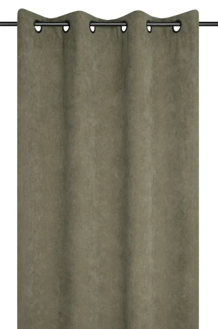 Draperie Dandy 140X260 cm, culoare kaki, 100% poliester - imagine 2