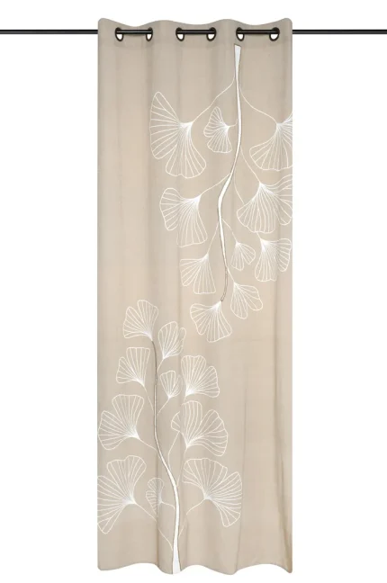 Draperie Nova 140X260 cm, culoare natural, 45% poliester 55% bumbac - imagine 3