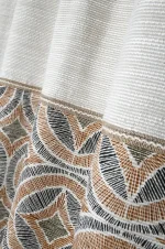 Draperie Tucano 140X260 cm, culoare bej/crem, 45% poliester 55% bumbac - imagine 4