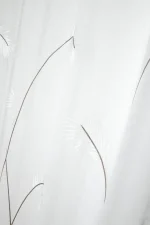 Perdea Pampa 140X260 cm, culoare alb, 100% poliester - imagine 3