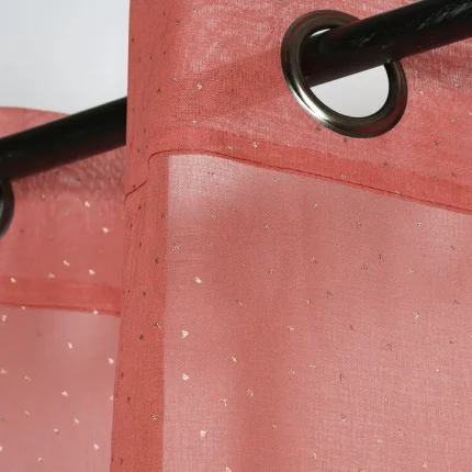 Perdea Stacy 135X260 cm, culoare marsala, 100% poliester