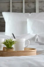 Față de pernă Elysee 50X70 cm, culoare alb, 100% bumbac - imagine 3