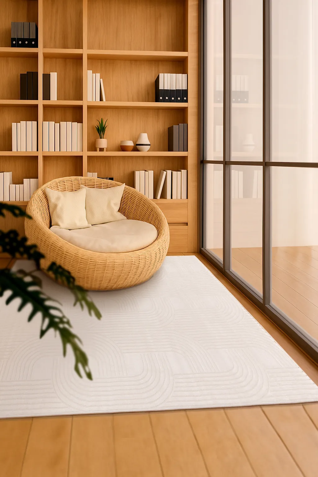 ambient-TERRA-LZ147A-CREAM-CREAM Covor Terra LZ147A Crem - imagine 1